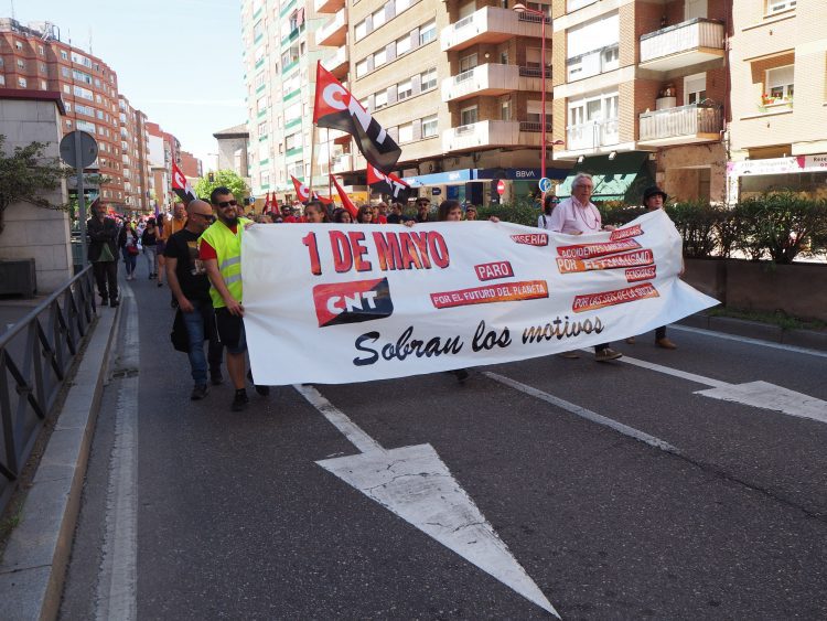 Masiva manifestación por el 1º de mayo de los sindicatos de clase