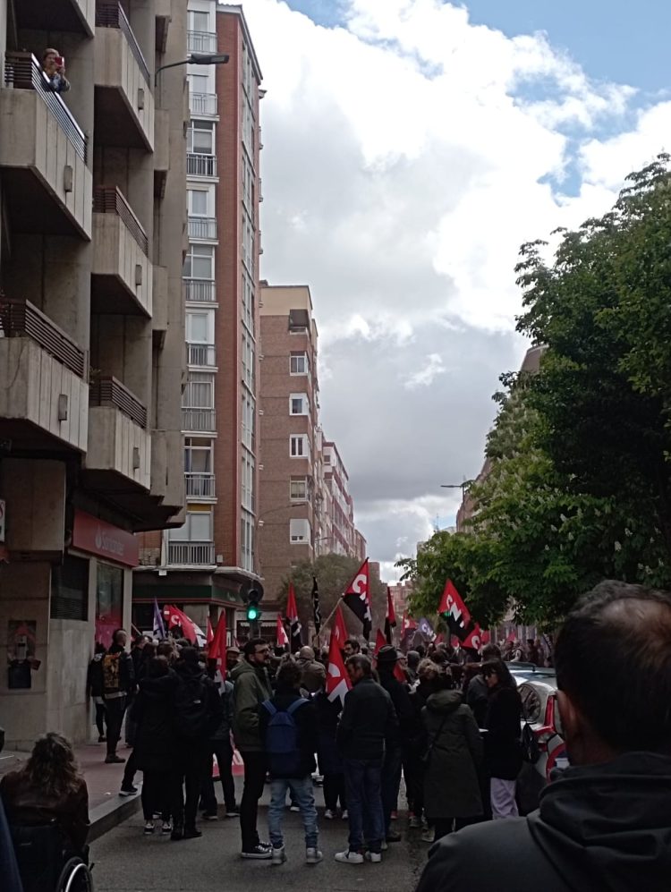 Crónica del 1 de Mayo combativo 2024 en Valladolid: ¡no callaremos!