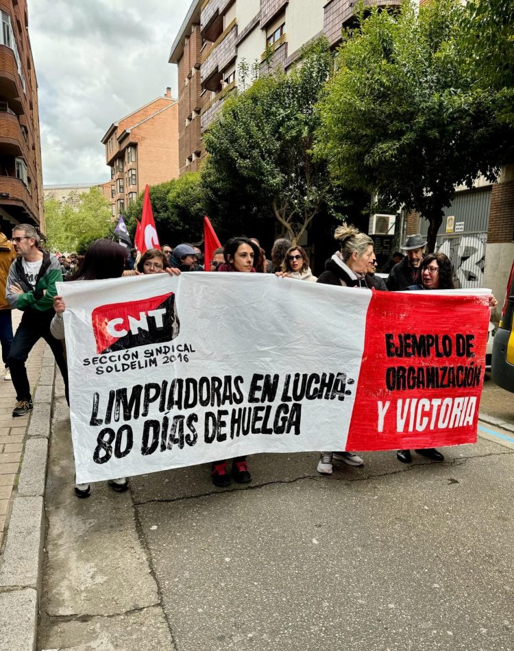 Crónica del 1 de Mayo combativo 2024 en Valladolid: ¡no callaremos!