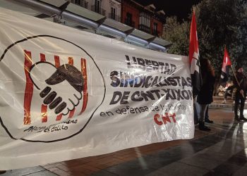 El pasado 19 N Valladolid se sumó a los actos de solidaridad con “Las Seis de Xixón”
