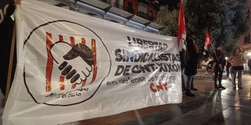 El pasado 19 N Valladolid se sumó a los actos de solidaridad con “Las Seis de Xixón”