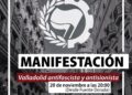 Manifestación 20 N Valladolid: Valladolid antifascista y antisionista