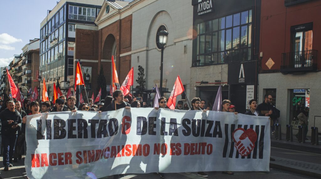 Estuvimos en la manifestación de Madrid por las #6deLaSuiza