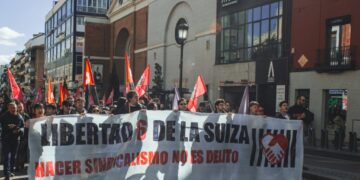 Estuvimos en la manifestación de Madrid por las #6deLaSuiza