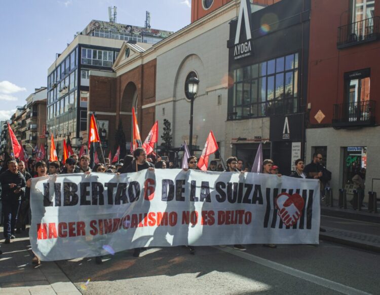 Estuvimos en la manifestación de Madrid por las #6deLaSuiza