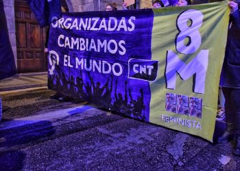 Más de un millar de personas ha apoyado la convocatoria de manifestación del Bloque Crítico Feminista
