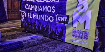 Más de un millar de personas ha apoyado la convocatoria de manifestación del Bloque Crítico Feminista