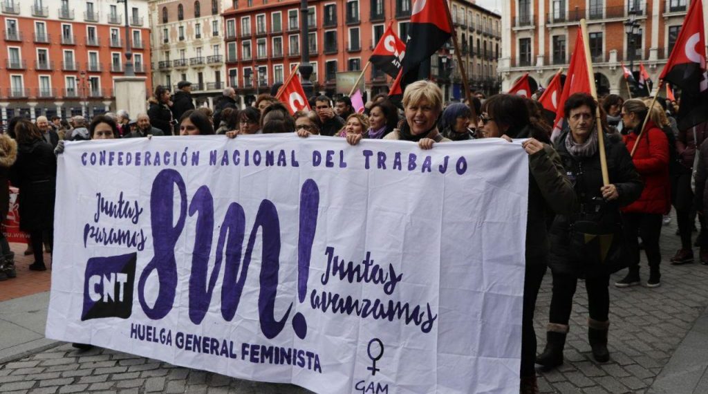 #8M: CNT convocará huelga general feminista de 24 horas el 8 de marzo