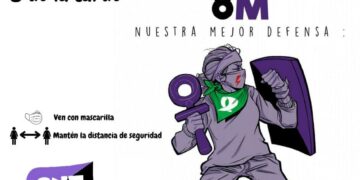Concentración #8M: Nuestra mejor defensa, feminismo de clase, sindicalista y combativo