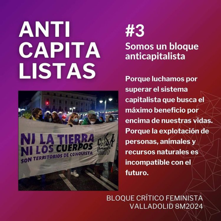 8M: Sin fronteras, transfeministas y de clase obrera