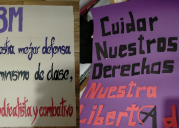 Este #8M2021, también en los balcones