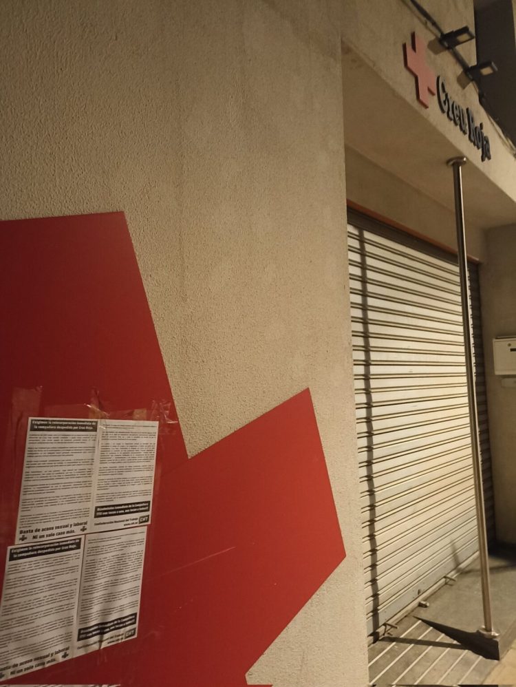 Éxito rotundo ayer en la jornada de lucha estatal de CNT por el caso de acoso en Cruz Roja Valladolid