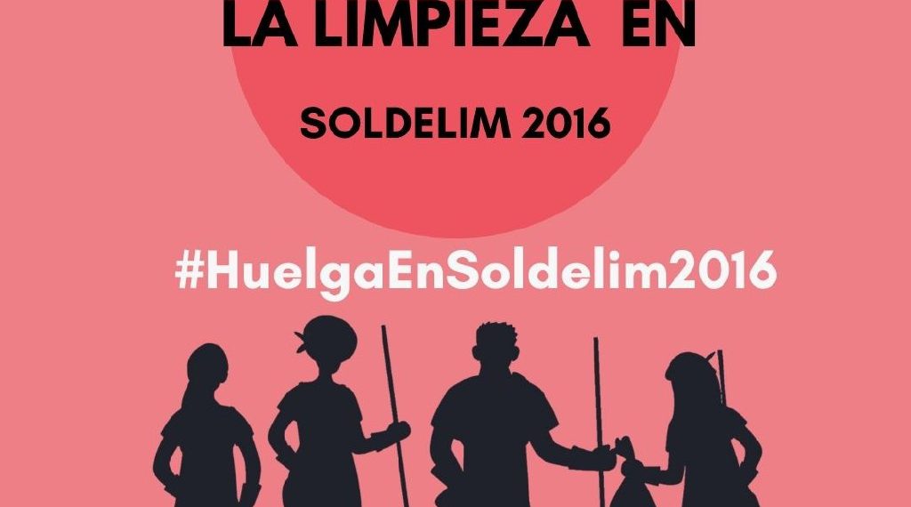 Conflicto con SOLDELIM 2016: a la huelga en la limpieza de portales