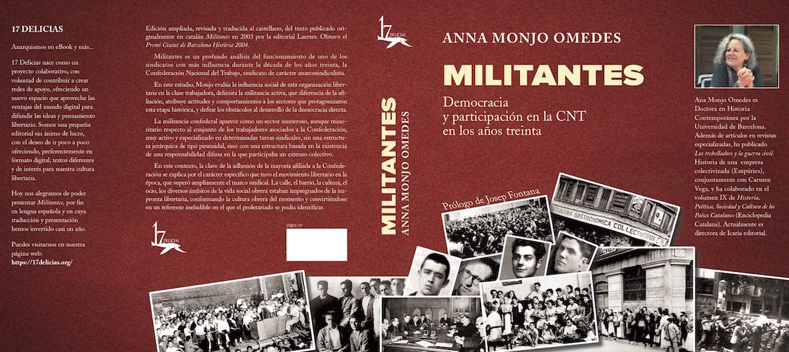 [Ebook y Papel] “Militantes. Democracia y participación en la CNT de los años 30”, de Anna Monjo Omedes