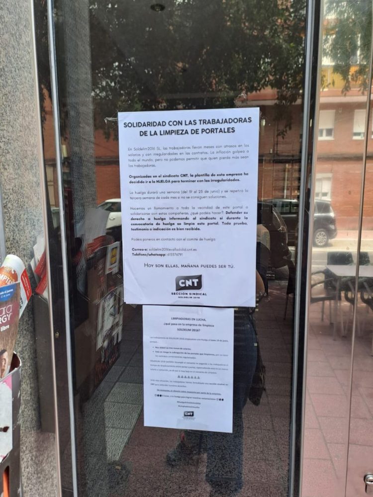 Primera semana de huelga en Soldelim2016