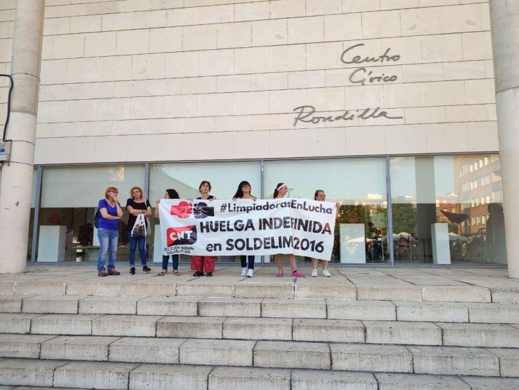 Primera semana de huelga en Soldelim2016