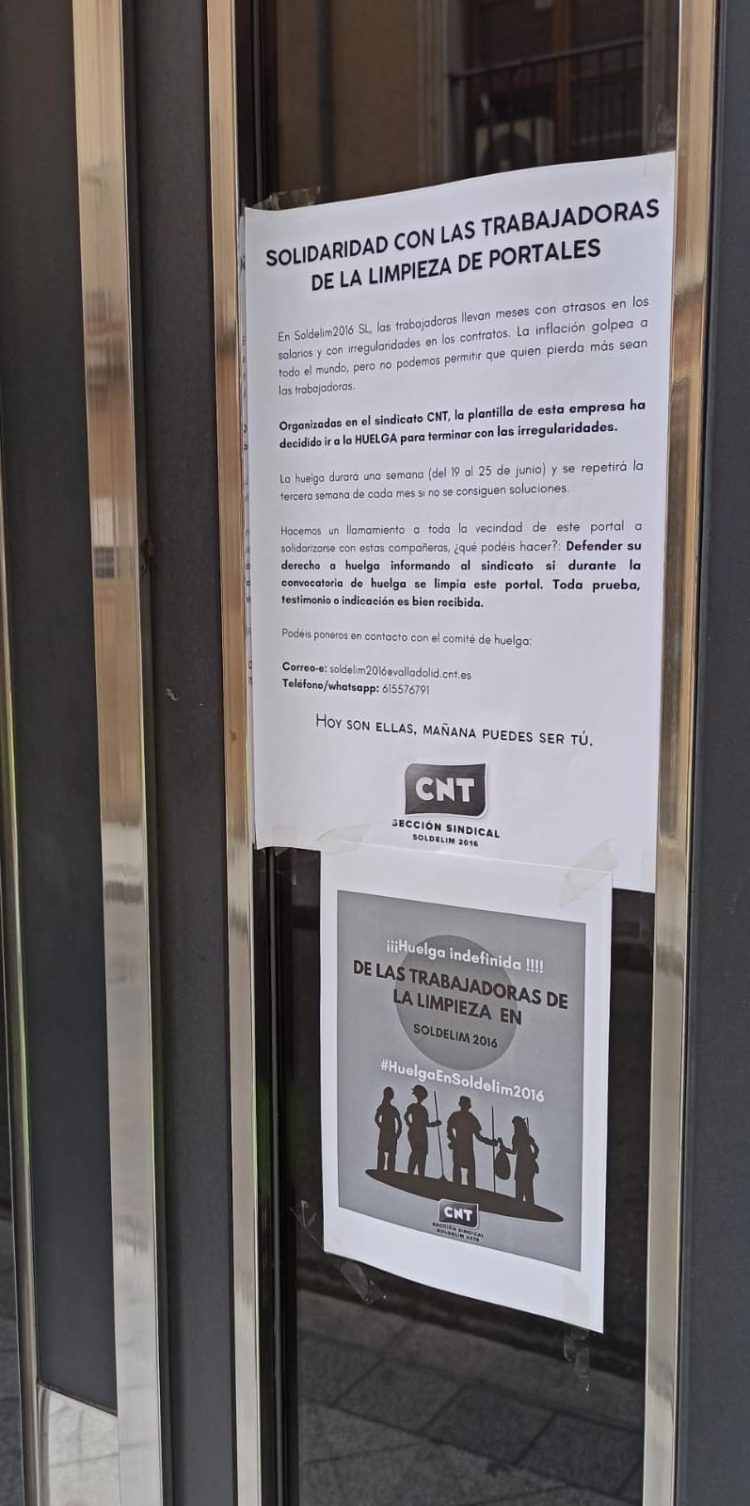 Primera semana de huelga en Soldelim2016