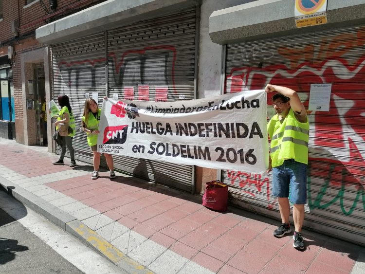 Primera semana de huelga en Soldelim2016