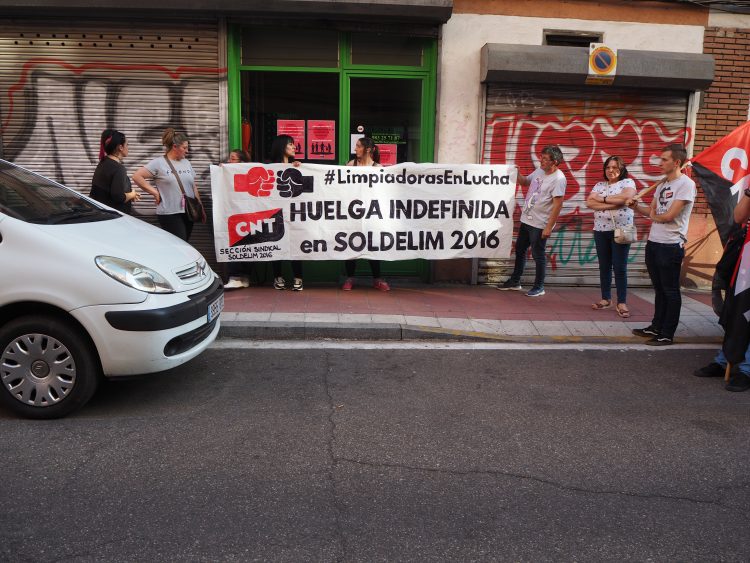 Primera semana de huelga en Soldelim2016