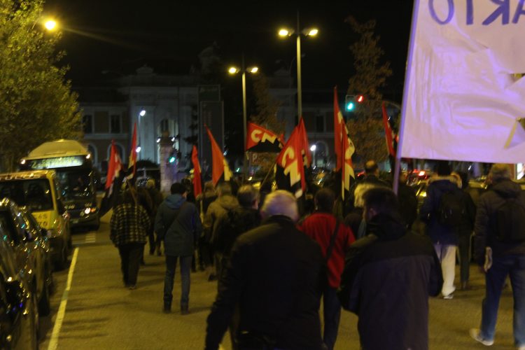 Crónica de la manifestación del 18 de noviembre UTE-LAV