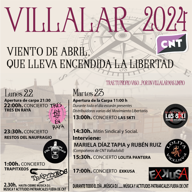 Villalar 2024.  Viento de Abril… encendida libertad.