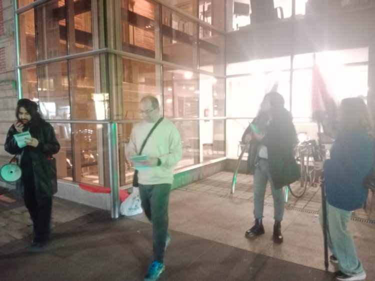 Éxito rotundo ayer en la jornada de lucha estatal de CNT por el caso de acoso en Cruz Roja Valladolid