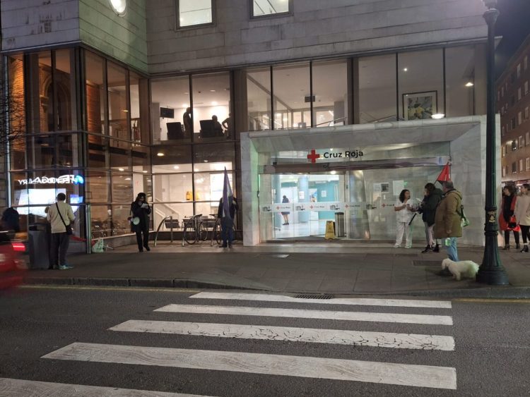 Éxito rotundo ayer en la jornada de lucha estatal de CNT por el caso de acoso en Cruz Roja Valladolid