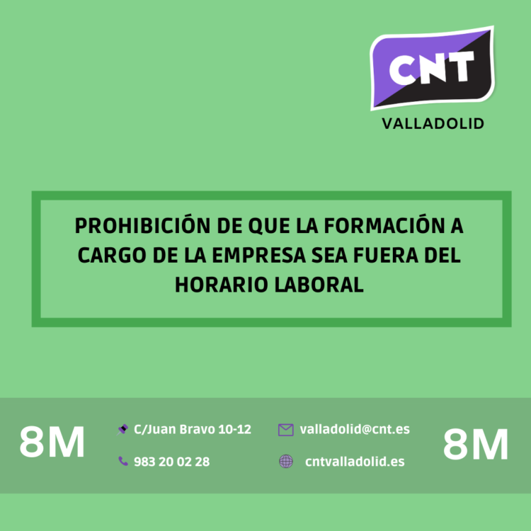 Tabla reivindicativa de CNT para el avance en igualdad y derechos