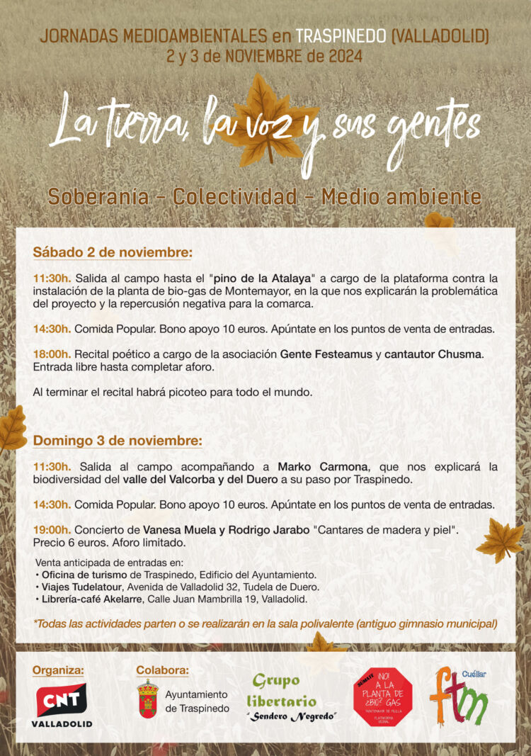 LA TIERRA, LA VOZ Y SUS GENTES | Contra la planta de bio-gas de Montemayor (Valladolid)
