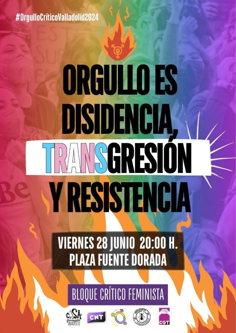El orgullo es disidencia, transgresión y resistencia