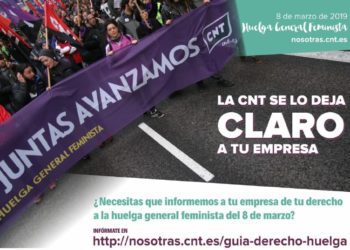 ¡La CNT se lo deja claro a tu empresa!