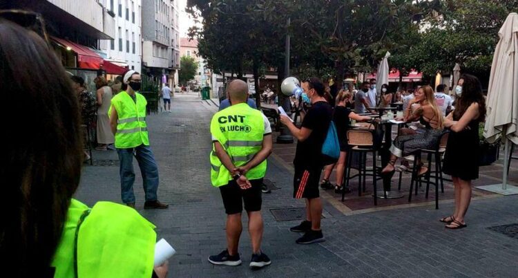 Piquete frente al bar Monsó 1