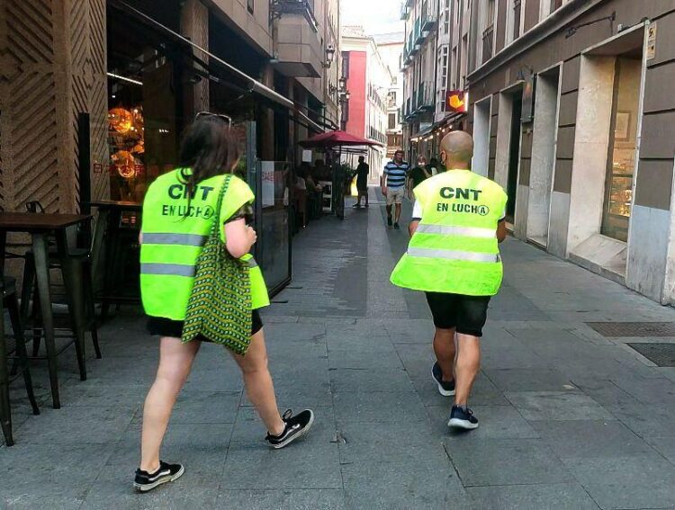 Piquete frente al bar Monsó 1