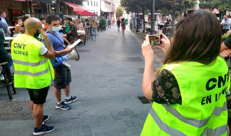 Piquete frente al bar Monsó 1