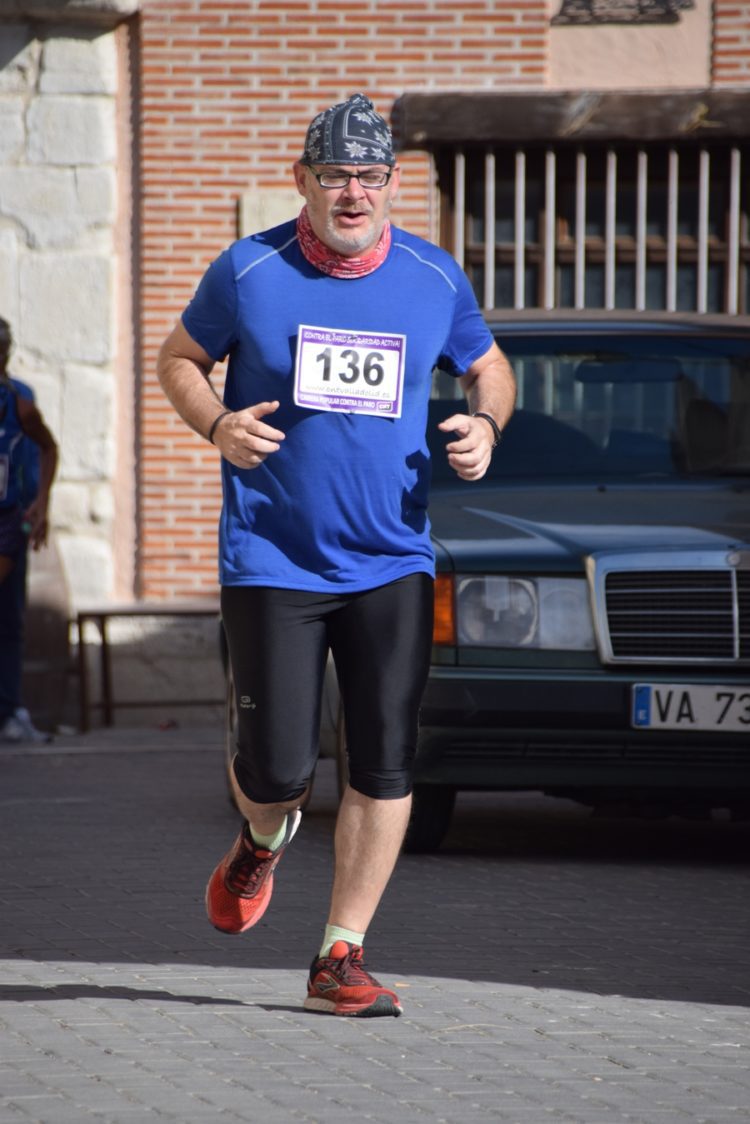 Huellas de la V Carrera Popular Contra El Paro en Traspinedo