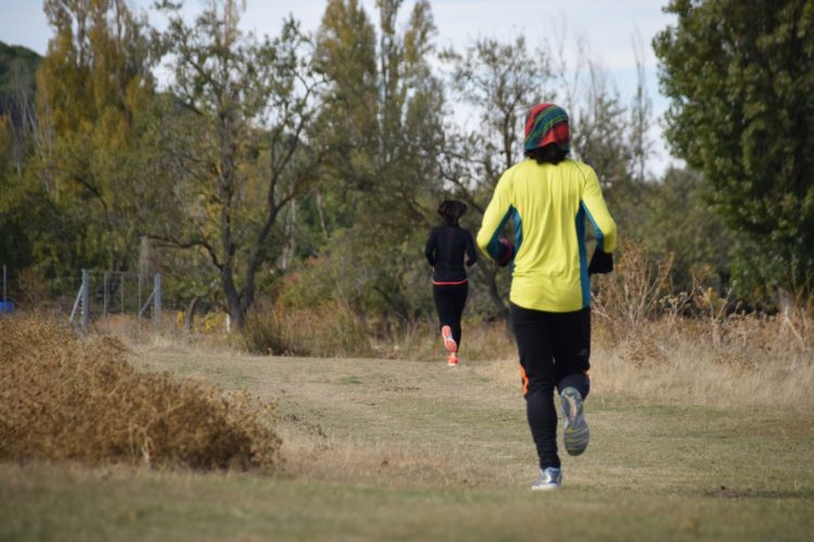 Huellas de la V Carrera Popular Contra El Paro en Traspinedo