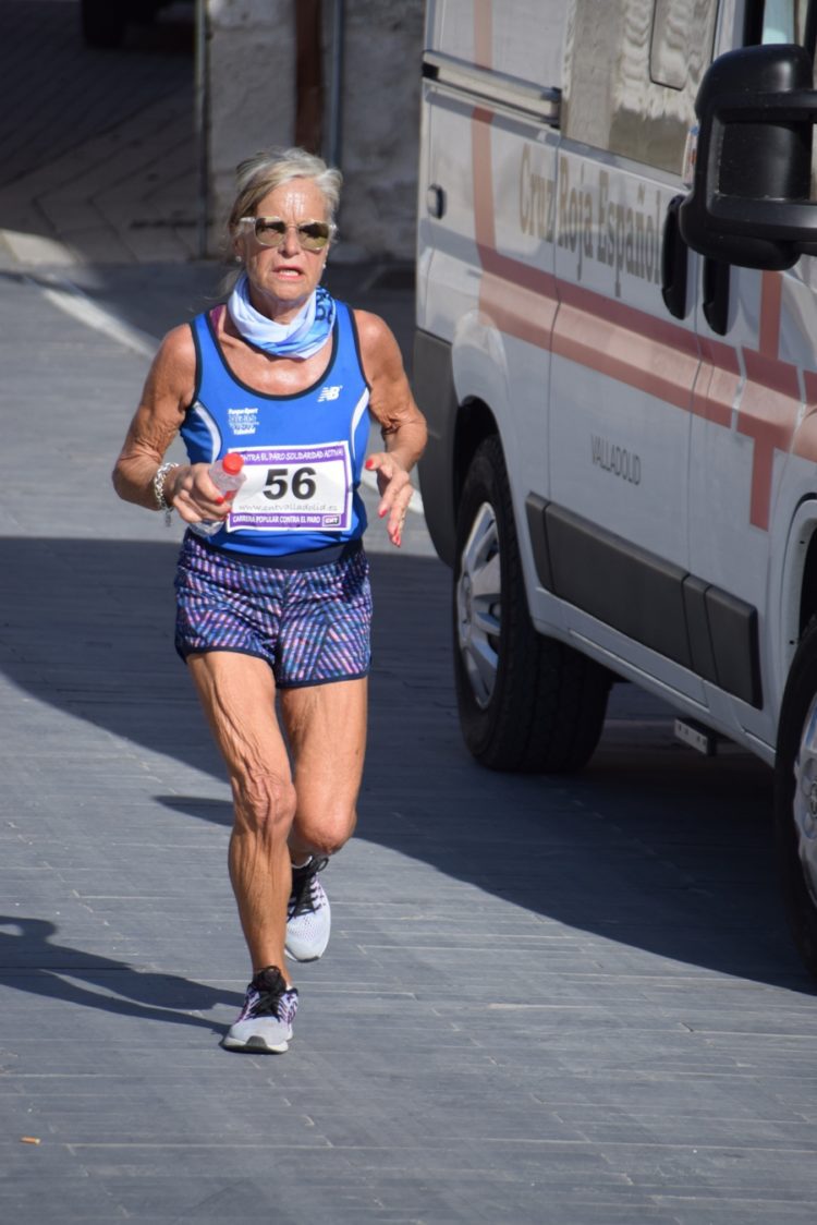 Huellas de la V Carrera Popular Contra El Paro en Traspinedo