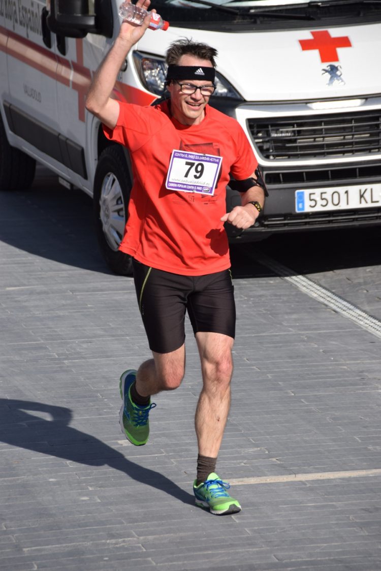 Huellas de la V Carrera Popular Contra El Paro en Traspinedo