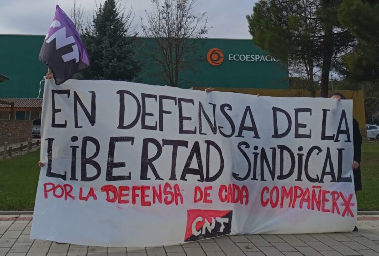 CNT contra la represión antisindical en Ecoespacio