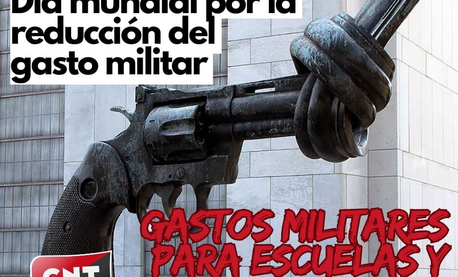 «Gastos militares para escuelas y hospitales»: día mundial por la reducción del gasto militar