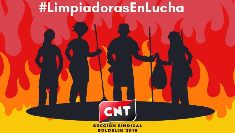 Las trabajadoras de limpieza de portales de la empresa “Soldelim 2016” vuelven a la huelga