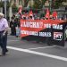 Crónica de la manifestación del 16 de octubre, de la Caja de las pensiones lo que nos sobran son ladrones
