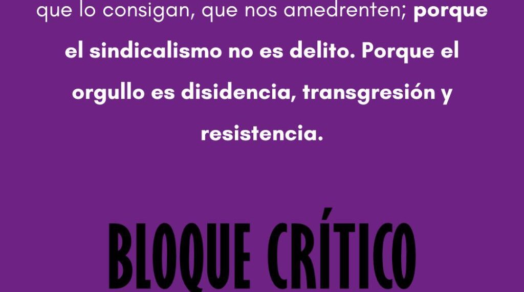 Manifiesto «Orgullo Crítico» 2025 en Valladolid