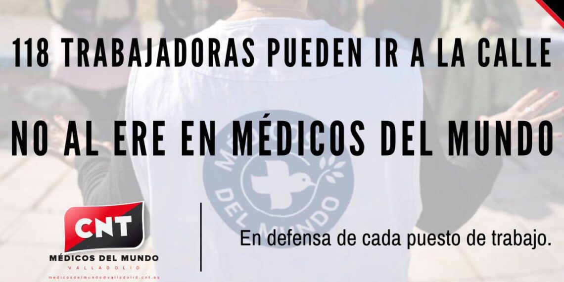 ¡No al ERE en Médicos del Mundo!