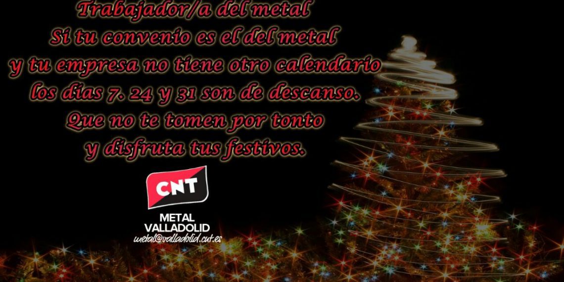 [Metal] No trabajes en festivo