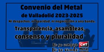El Convenio Provincial del Metal de Valladolid y Provincia 2023-2025 Firmado