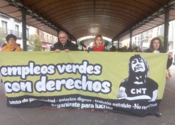 Sección del PRAE: Por unos empleos verdes con derechos, también en el Ecomercado