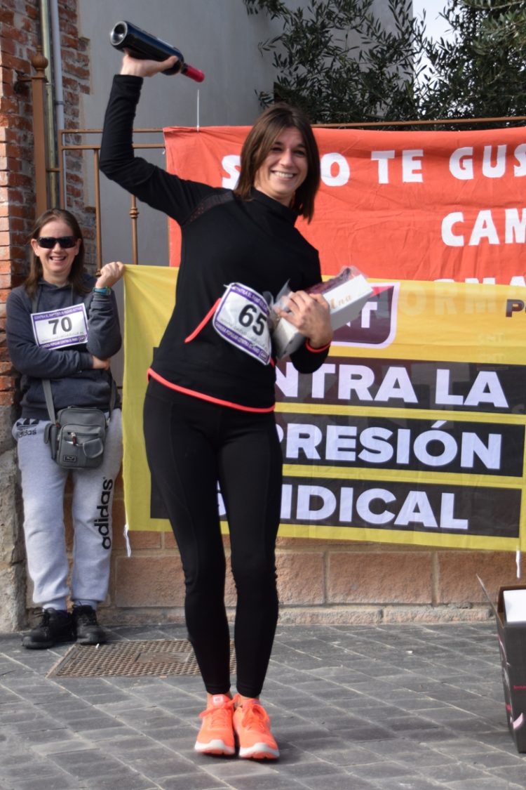 Huellas de la V Carrera Popular Contra El Paro en Traspinedo