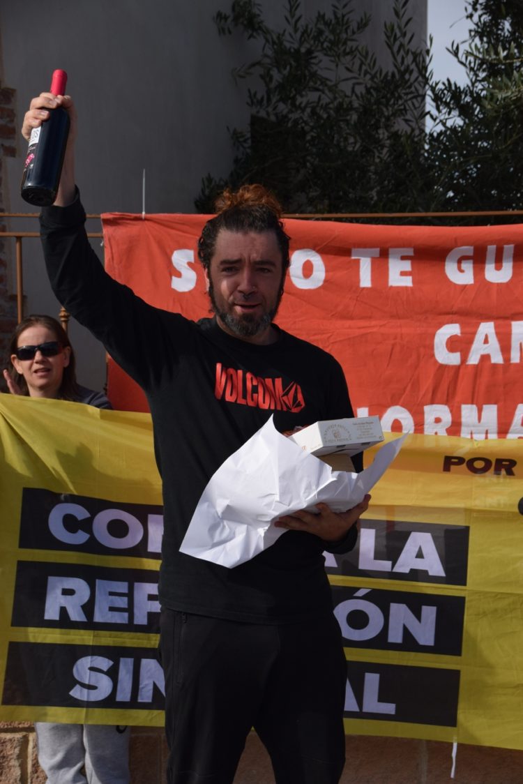 Huellas de la V Carrera Popular Contra El Paro en Traspinedo