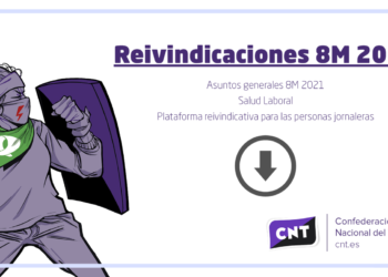 Tabla reivindicativa de CNT para el avance en igualdad y derechos
